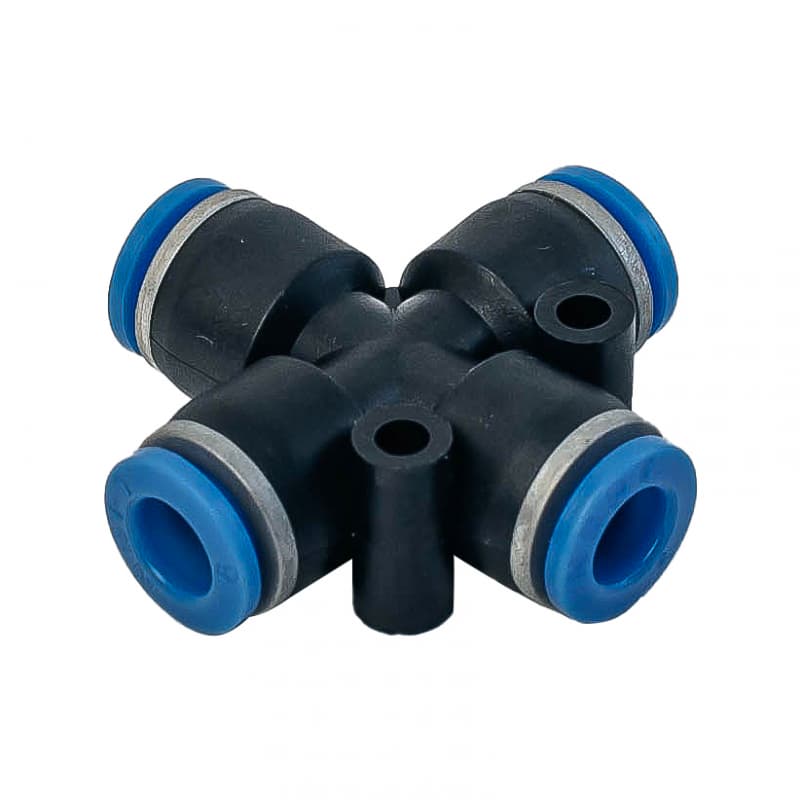 Фитинг пластиковый цанговый X-образный PZA — фото 2