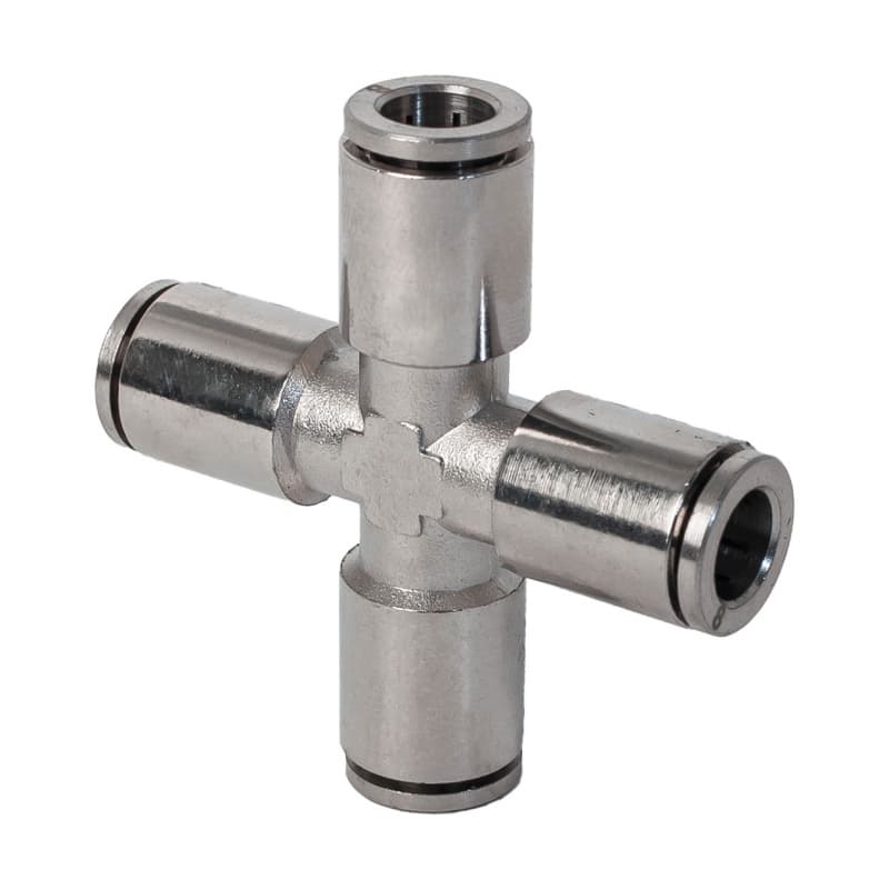 Фитинг латунный цанговый X-образный NPZT — фото 2