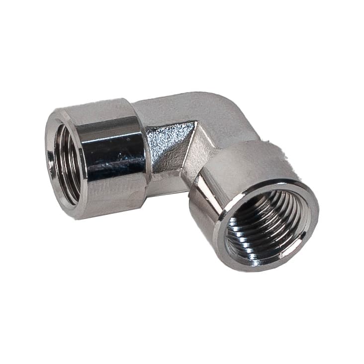 Фитинг латунный резьбовой L-образный JNU — фото 2