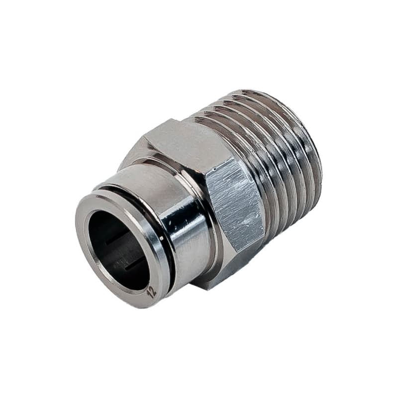 Фитинг латунный цанговый с резьбой NPCT — фото 1