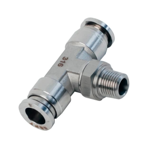 Фитинг стальной цанговый T-образный SSB — фото 1