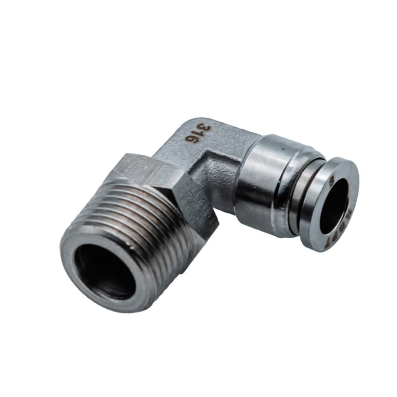 Фитинг стальной цанговый L-образный SSL — фото 3