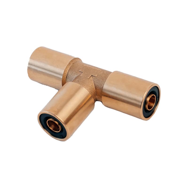 Фитинг латунный цанговый T-образный GPET — фото 1