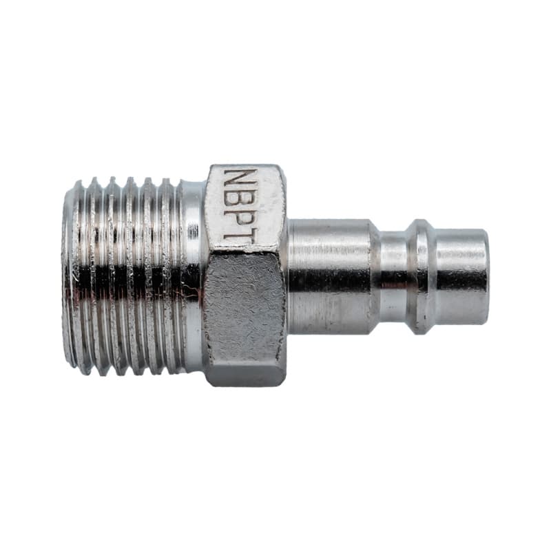 Штекер БРС европейский стальной с резьбой PM — фото 6