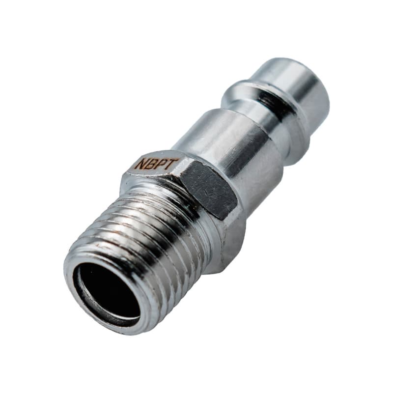 Штекер БРС европейский стальной с резьбой PM — фото 3