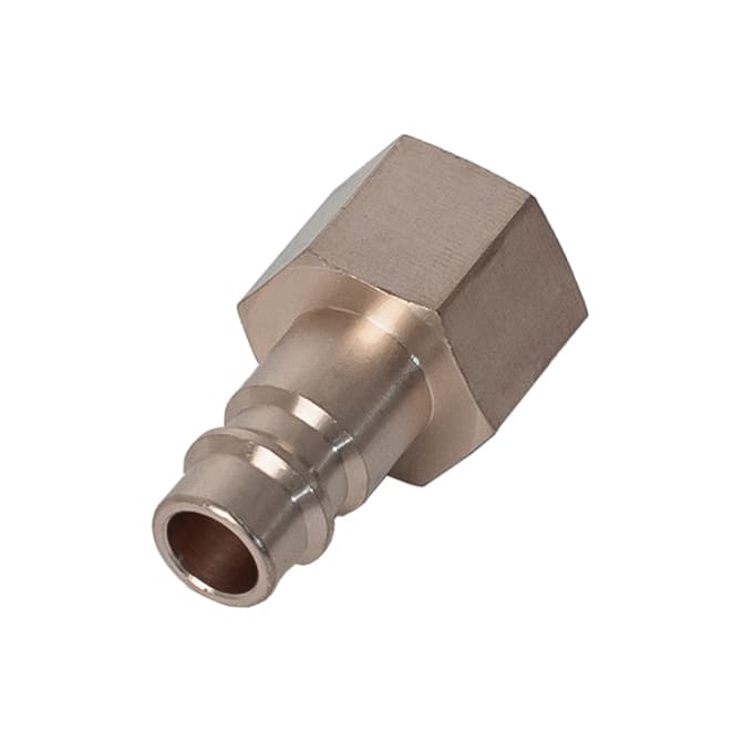 Штекер БРС европейский латунный с резьбой PF — фото 2