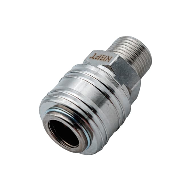 Розетка БРС европейский стальной с резьбой SM — фото 1