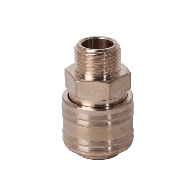 Розетка БРС европейская латунная с резьбой SM — фото 3