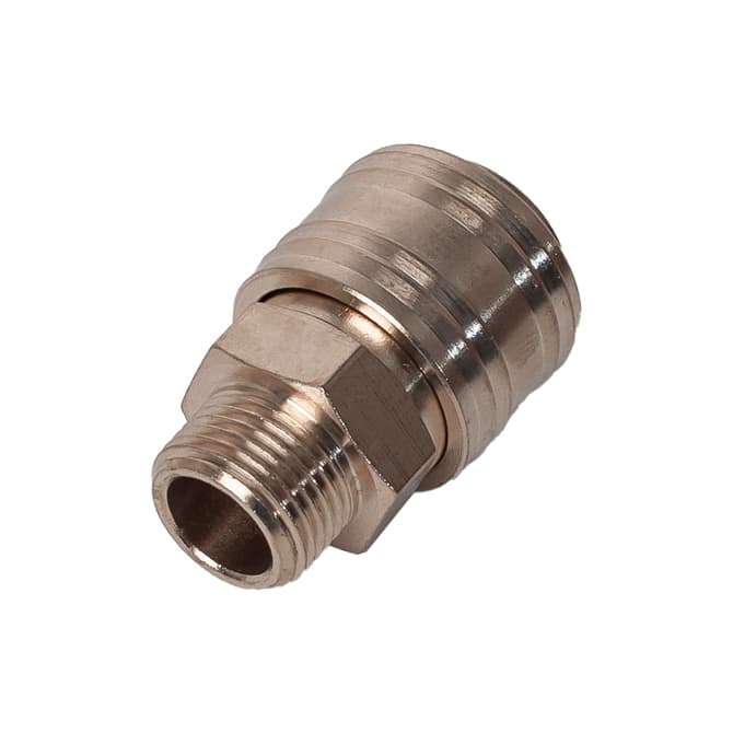 Розетка БРС европейская латунная с резьбой SM — фото 2