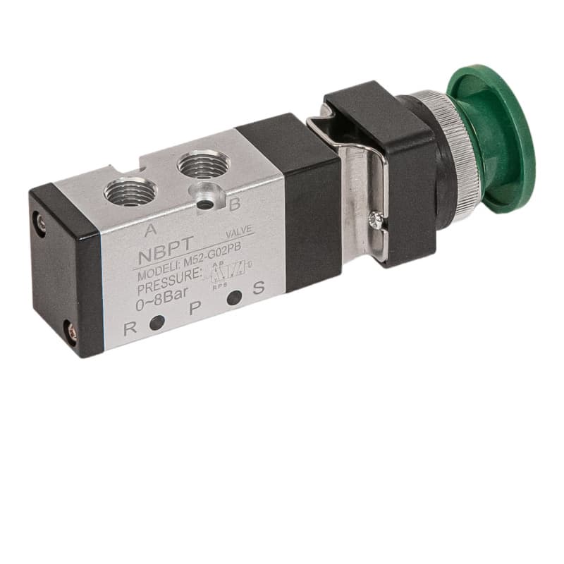 Пневмораспределители 5/2 серии M52-PB — фото 1