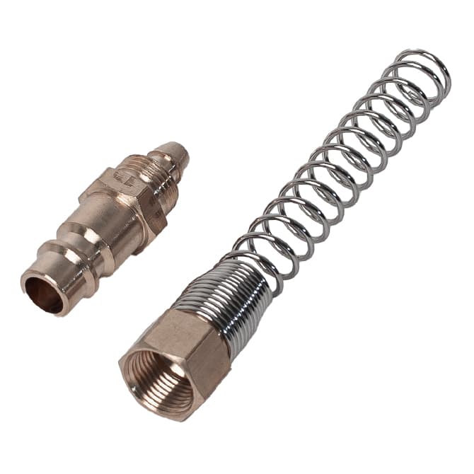 Штекер БРС европейский латунный с пружиной PP — фото 2