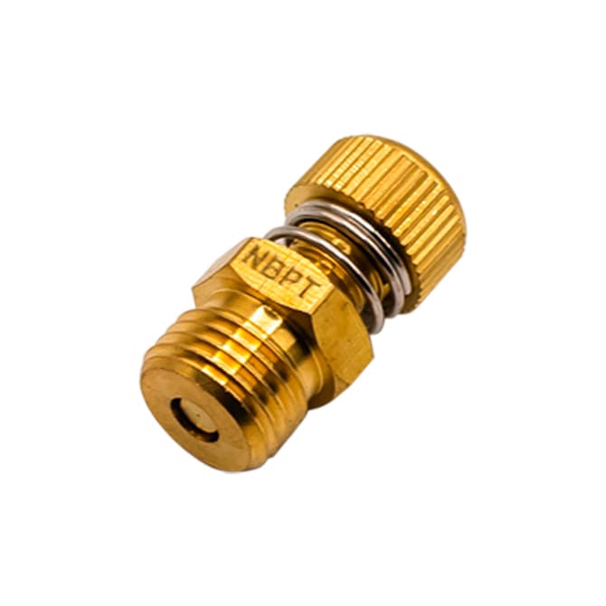 Глушитель выхлопа латунный с дросселем SD — фото 1