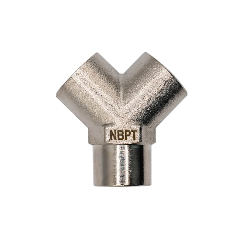 Фитинг латунный резьбовой Y-образный YN — фото 3