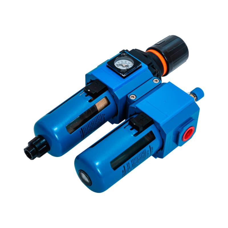 Фильтр-регулятор с манометром (1,6) и лубрикатором серии GFC — фото 2