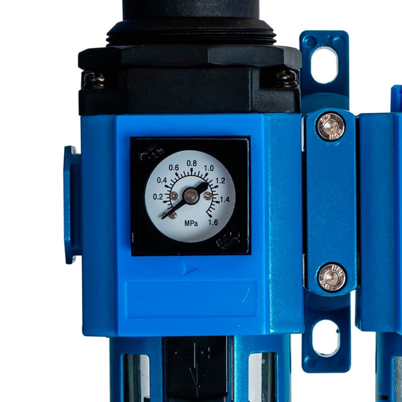 Фильтр-регулятор с манометром (1,6) и лубрикатором серии GFC — фото 4