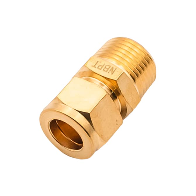 Фитинг латунный компрессионный KIM — фото 2