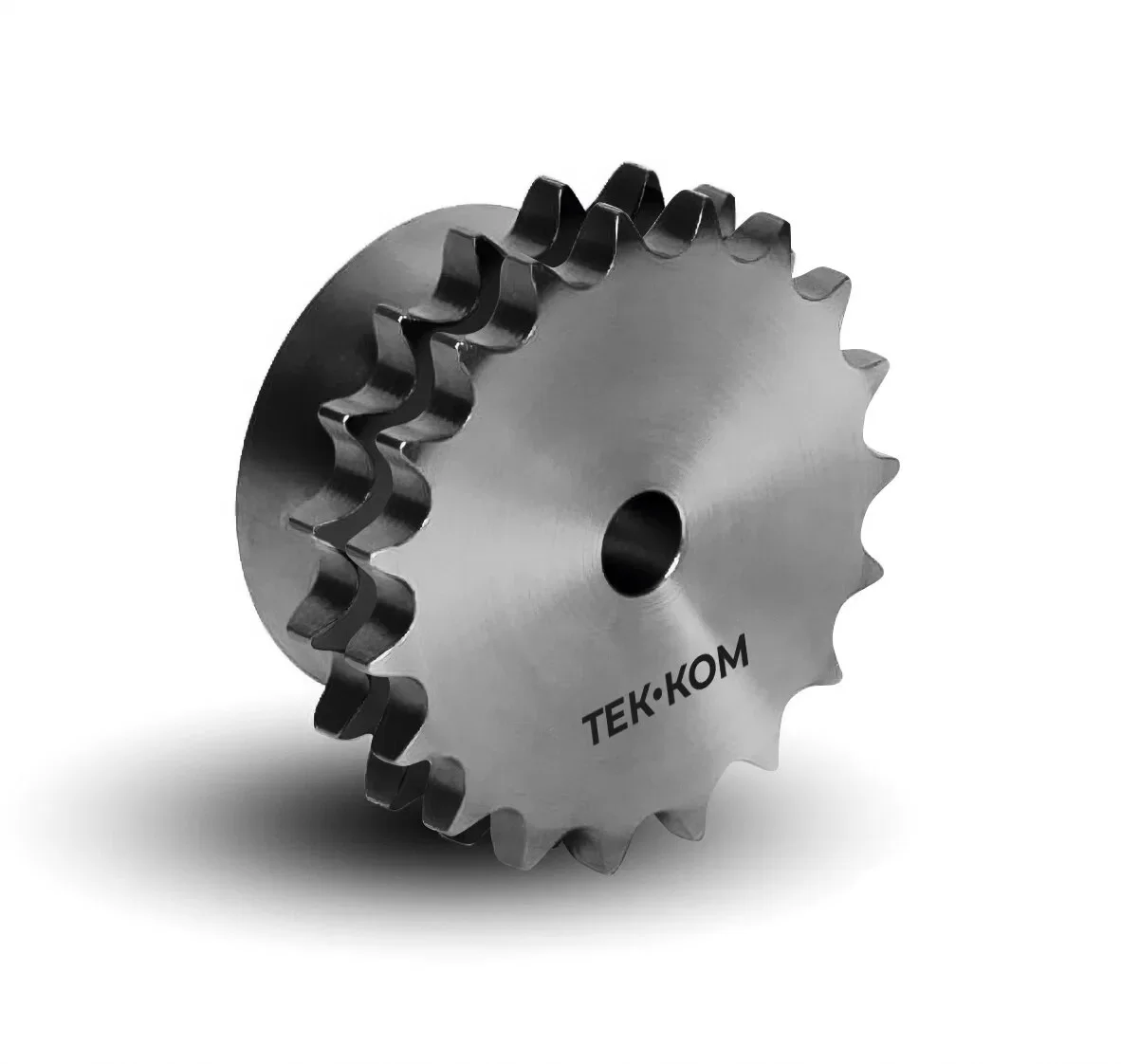12B-2BH25.PSP.TK, Звездочка Двухрядная С черновым отверстием Закаленная (25 зубьев), ТЕК-КОМ
